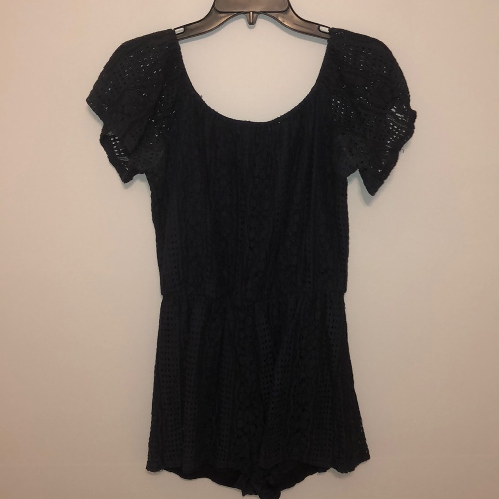 Navy Blue Romper